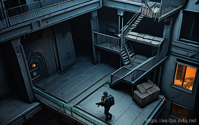 FPS 게임에서의 사운드 플레이 기술 - **Prompt 2: The Optimized Audio Arsenal**
    "A meticulously detailed close-up of a high-performanc...