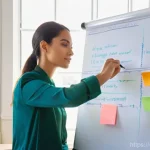 정확도 높은 저격수 되기 위한 팁 - **Prompt 1: Defining the North and Visualizing the Target**
    "A young woman in her late 20s, with...